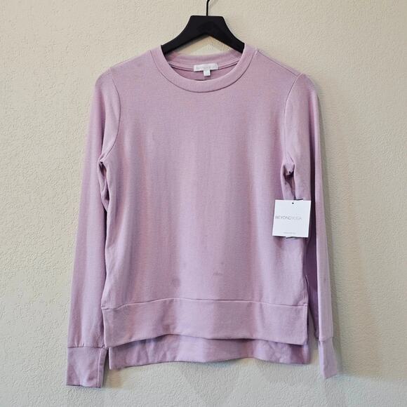 NWT Beyond Yoga Side Slit Long Sleeve Pullover - Picture 3 of 10